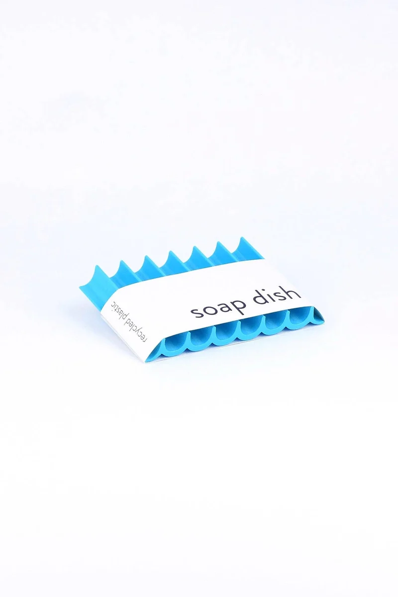 Porte-savon en plastique recyclé – Ocean Blue Wave