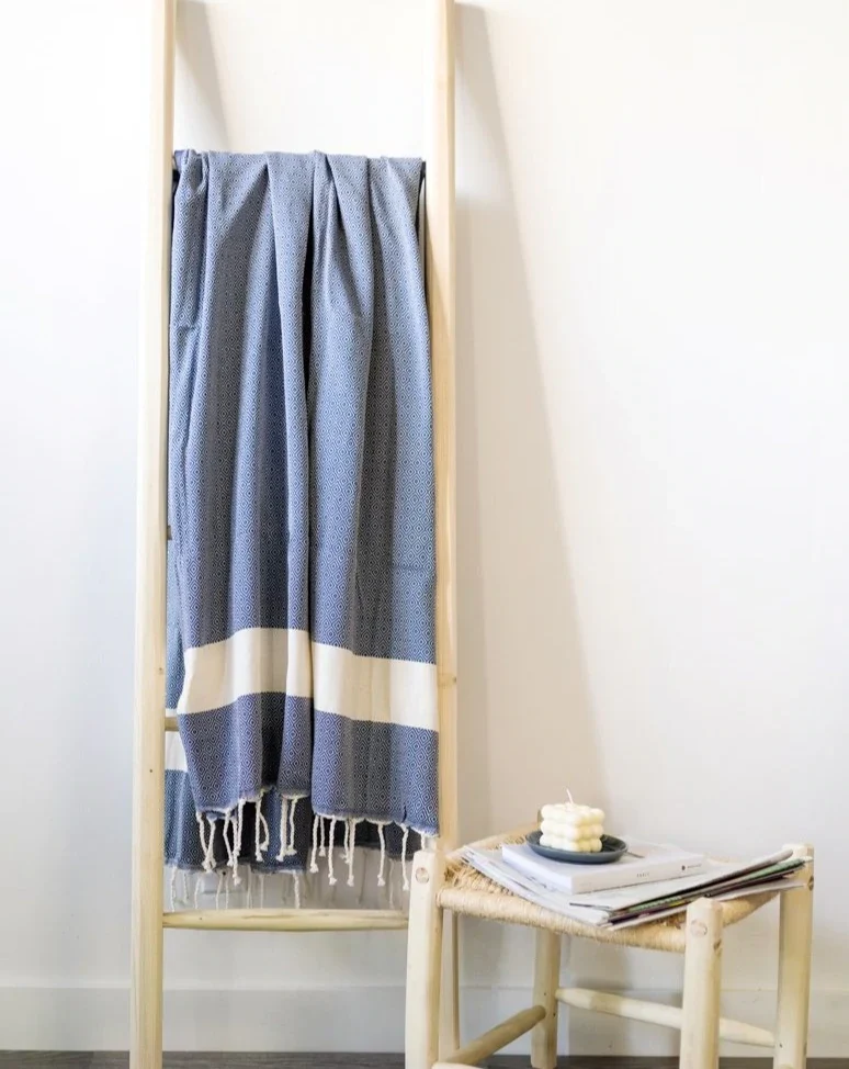 Serviette Fouta Sky Blue Diamond