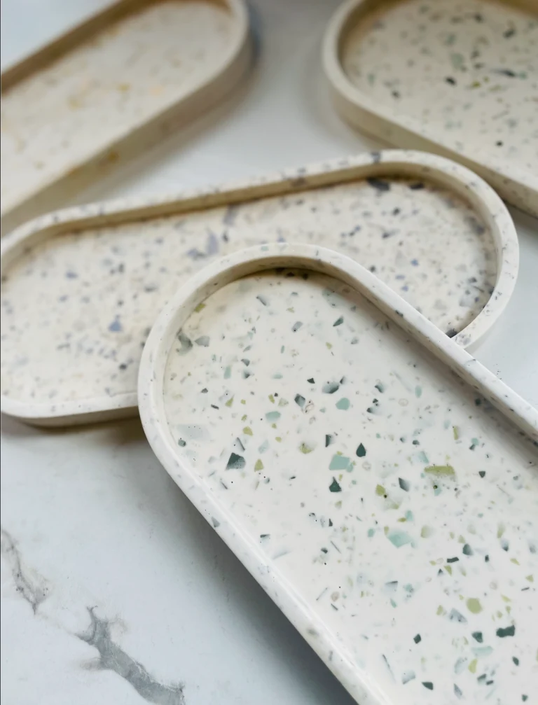 Plateau en terrazzo TERRA NOWA