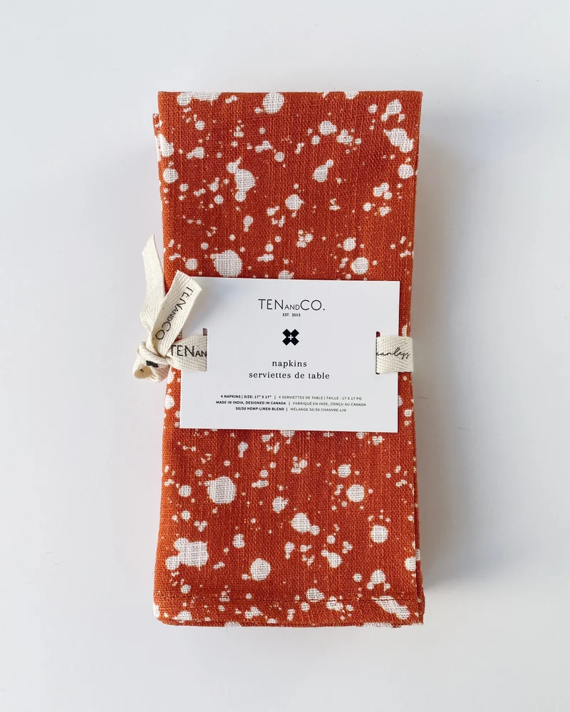 Serviettes de table SPLATTER
