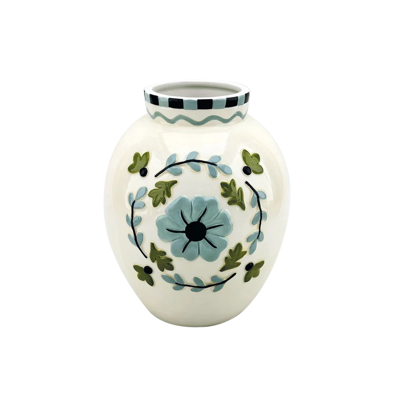 Vase Yoshi - bleu