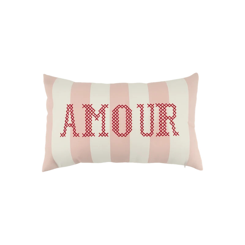 Coussin TRATTORIA rose - AMOUR