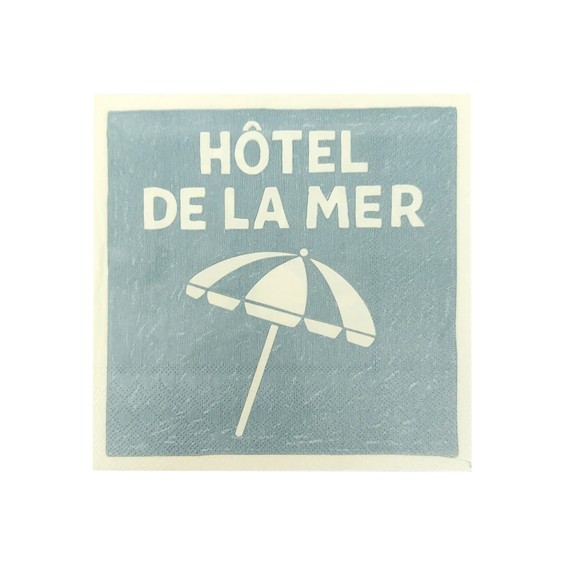 Serviettes en papier - HOTEL DE LA MER