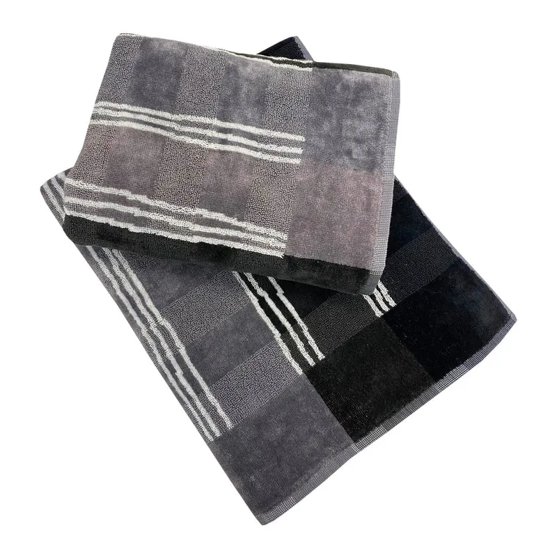 Asciugamano con Ospite in Cotone Nairobi Carrara Moderno