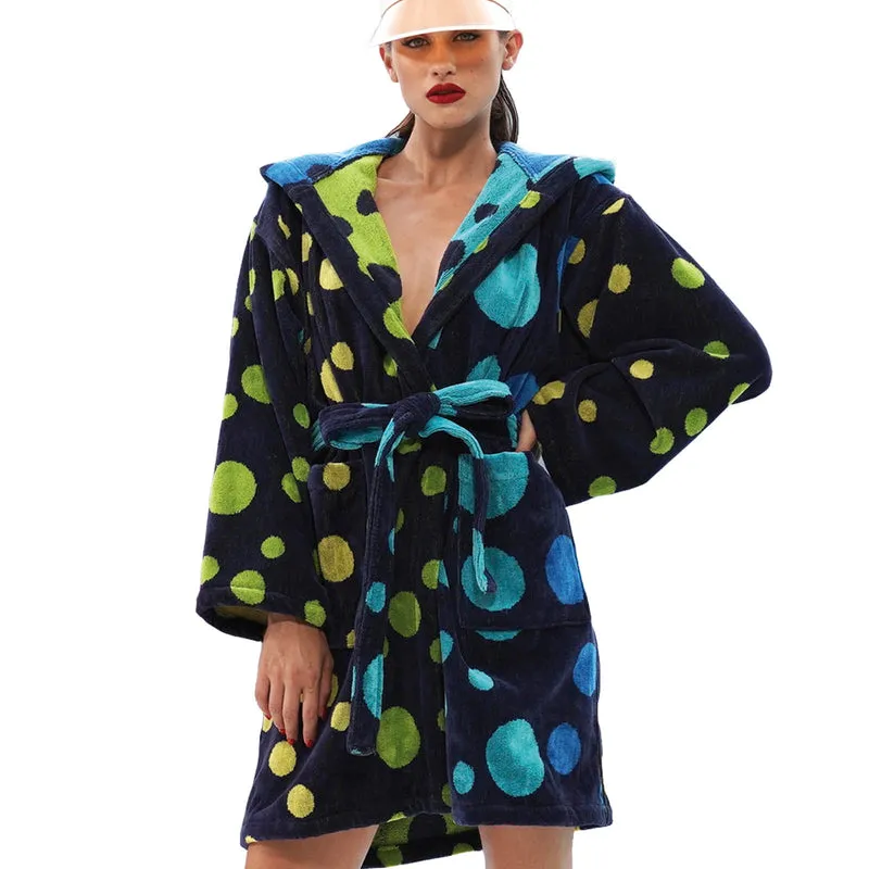 Accappatoio con Cappuccio los roques Moderno in Cotone 380 gr/mq