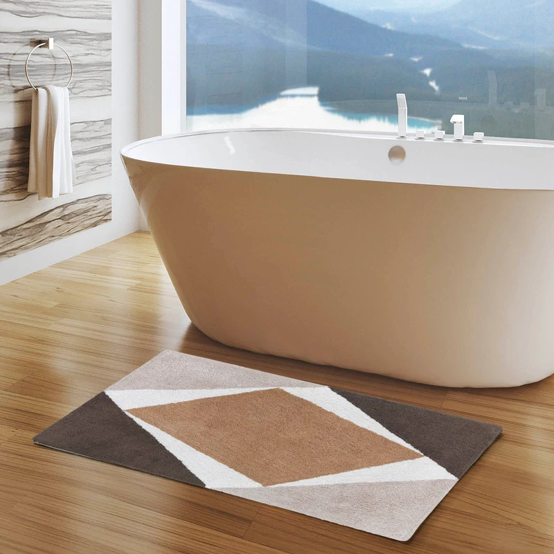 Tappeto bagno Calgary Moderno in Cotone 1500 gr/mq