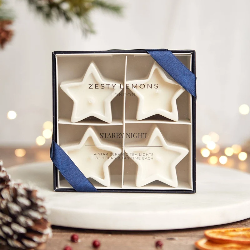Coffret 4 bougies Étoiles – Starry Night