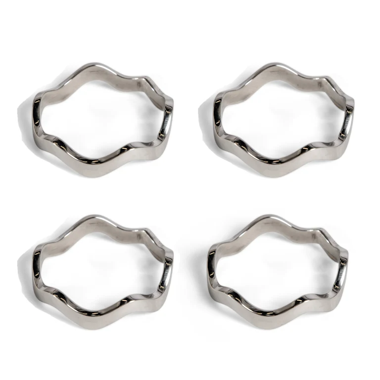 Anneaux de serviette ANNA - lot de 4
