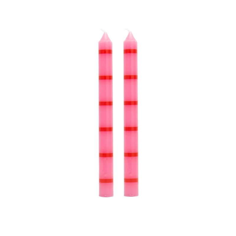 Lot de 2 bougies RUBIS