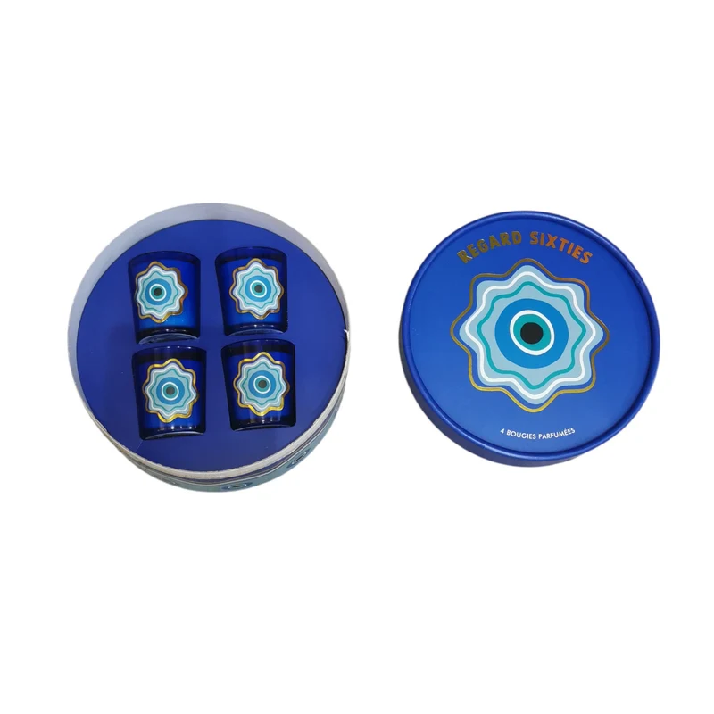 Coffret 4 bougies parfumées - REGARD sixties