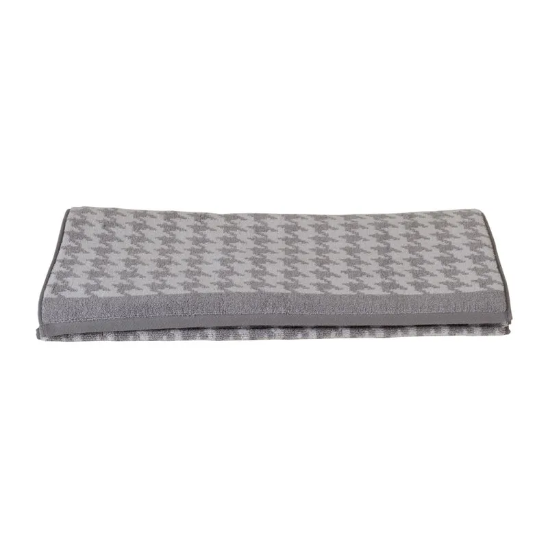 Telo Bagno pied poule Moderno in Cotone 550 gr/mq