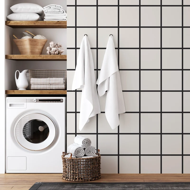 Murale de papier peint autocollant GRILLE