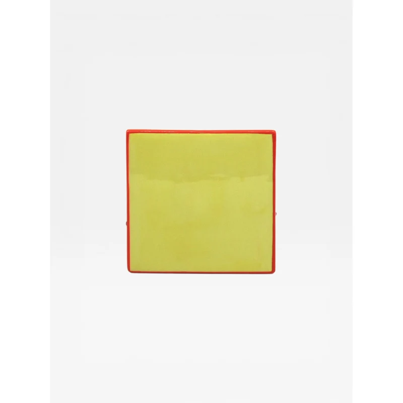Set de 4 dessous de verre TILE - jaune & orange