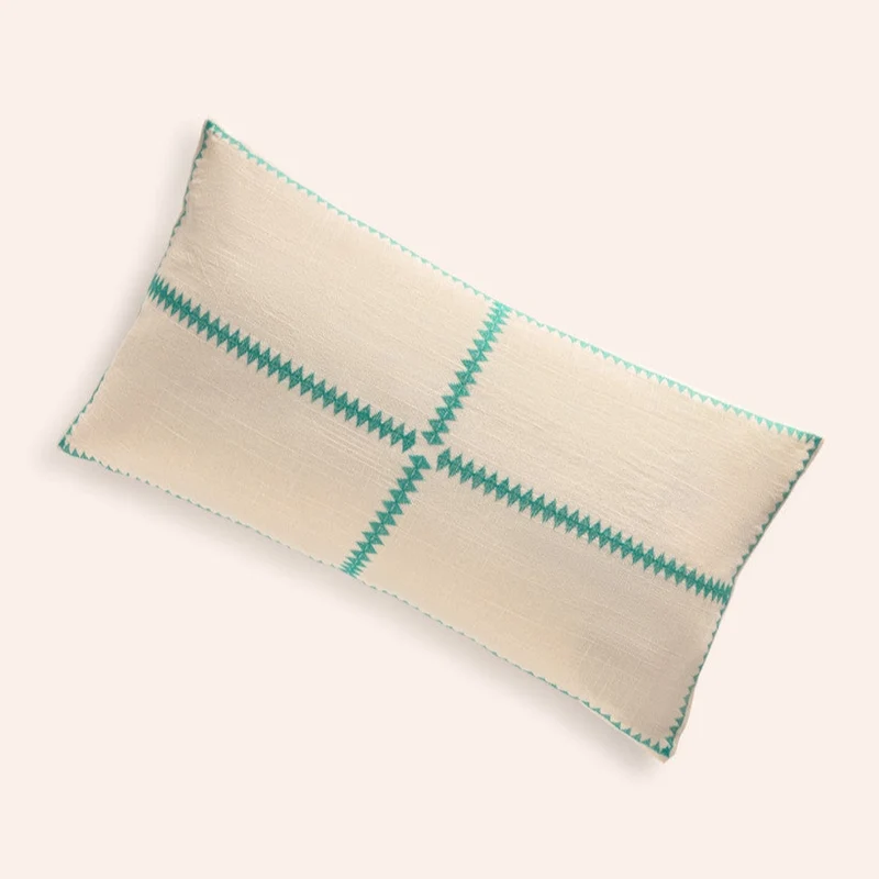 Housse de coussin VARADERO - turquoise