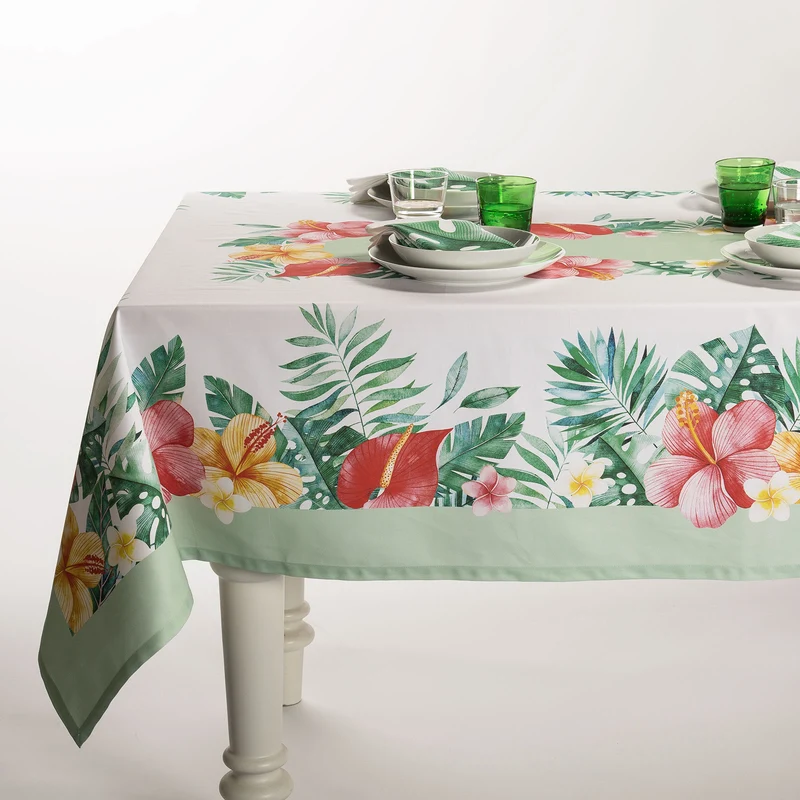 Tovaglia tropical Floreale in Cotone