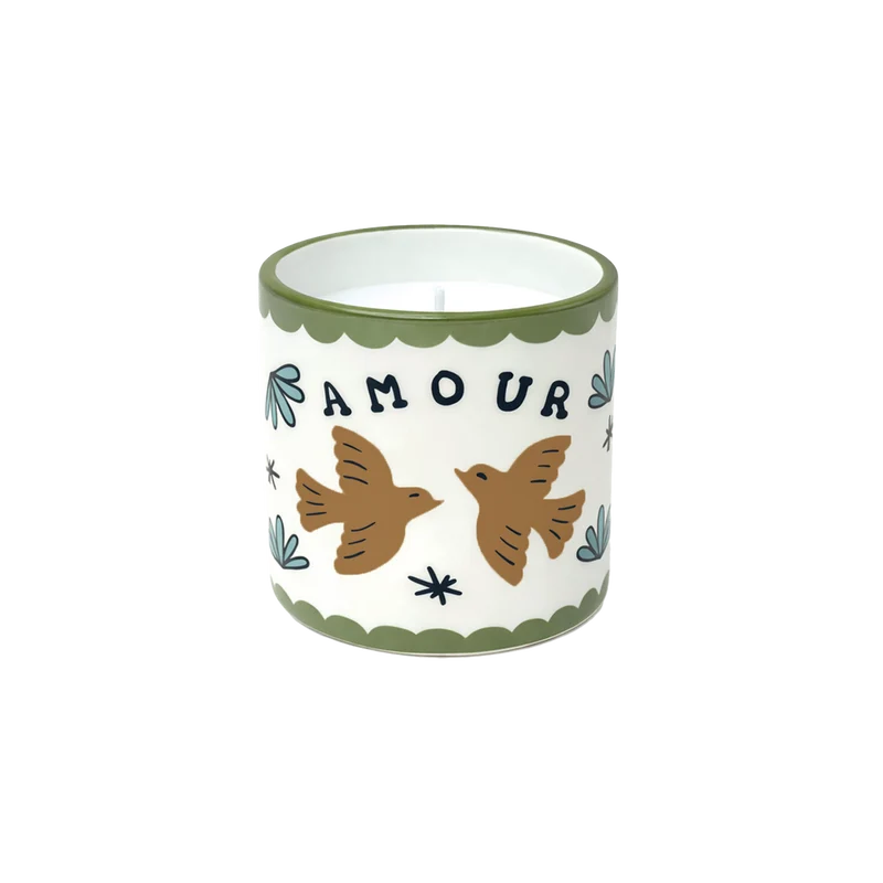 Bougie parfumée OISEAUX - Ambre