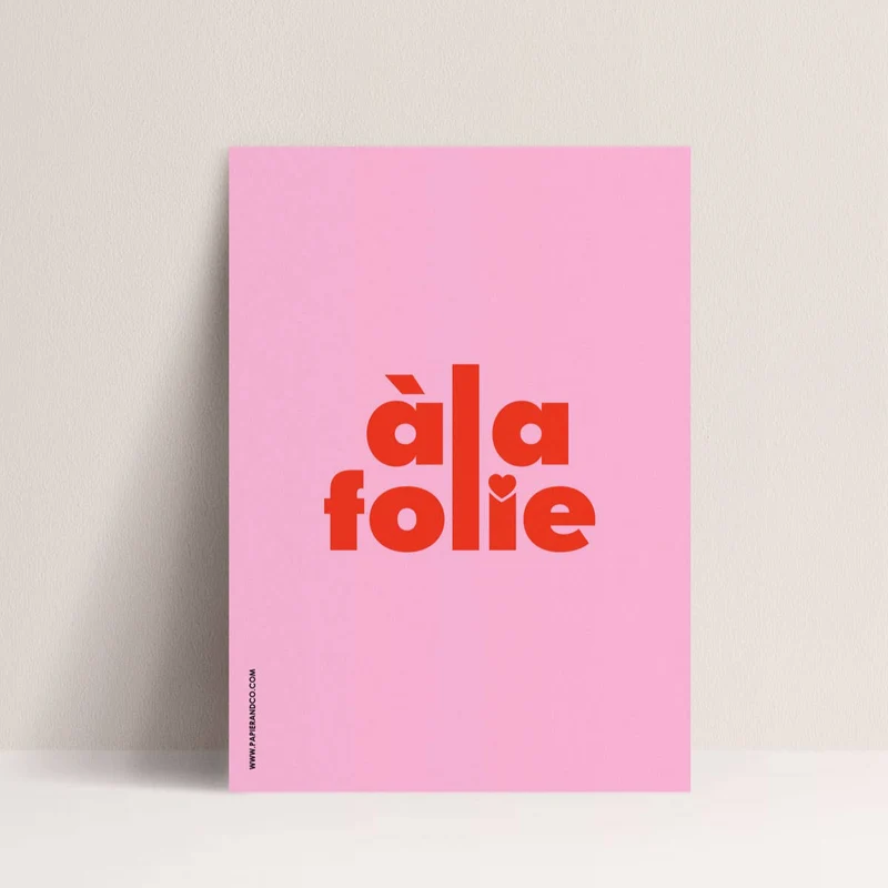 Affiche - A LA FOLIE