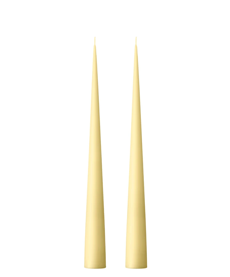 Bougie CONE - 37 cm - N°17 Buttermilk