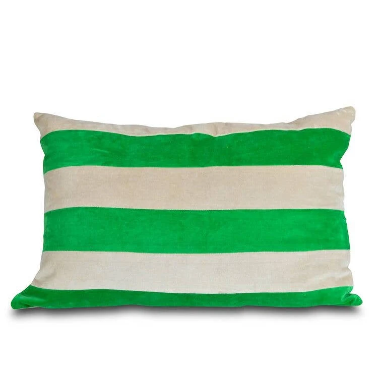 Coussin PATHI - vert et beige