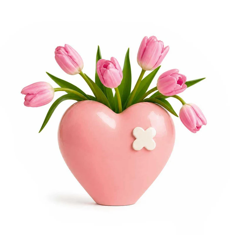 Vase COEUR Pansement