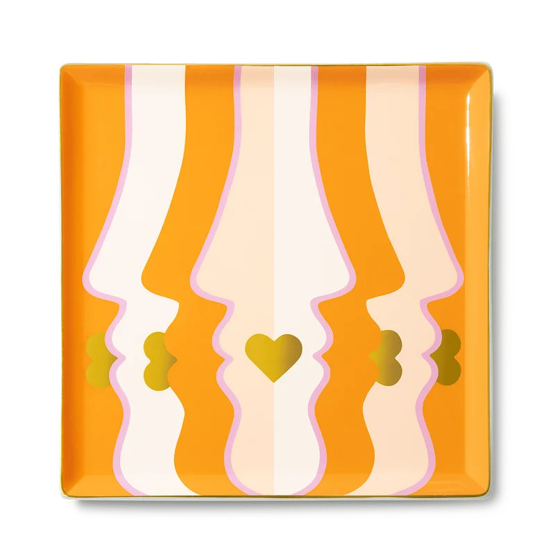 Plateau en céramique BESO - orange