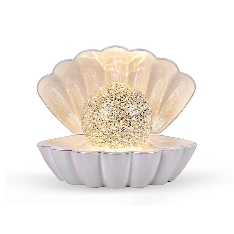 Lampe COKI – Coquillage lumineux à paillettes