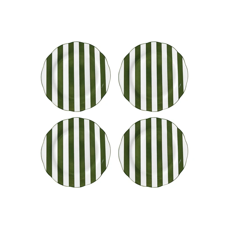 Assiettes TRATTORIA - vert