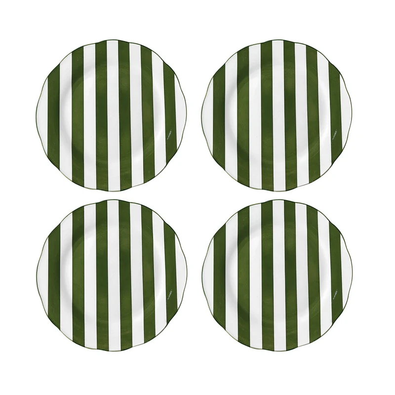 Assiettes TRATTORIA - vert