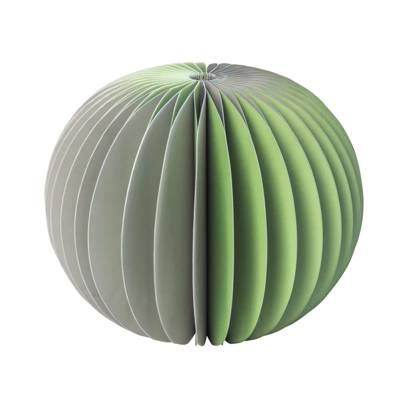 Vase en papier YUKI - sauge