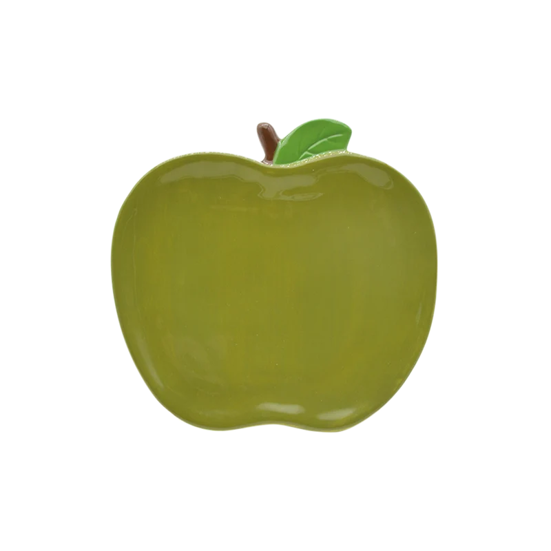 Assiette POMME - kaki
