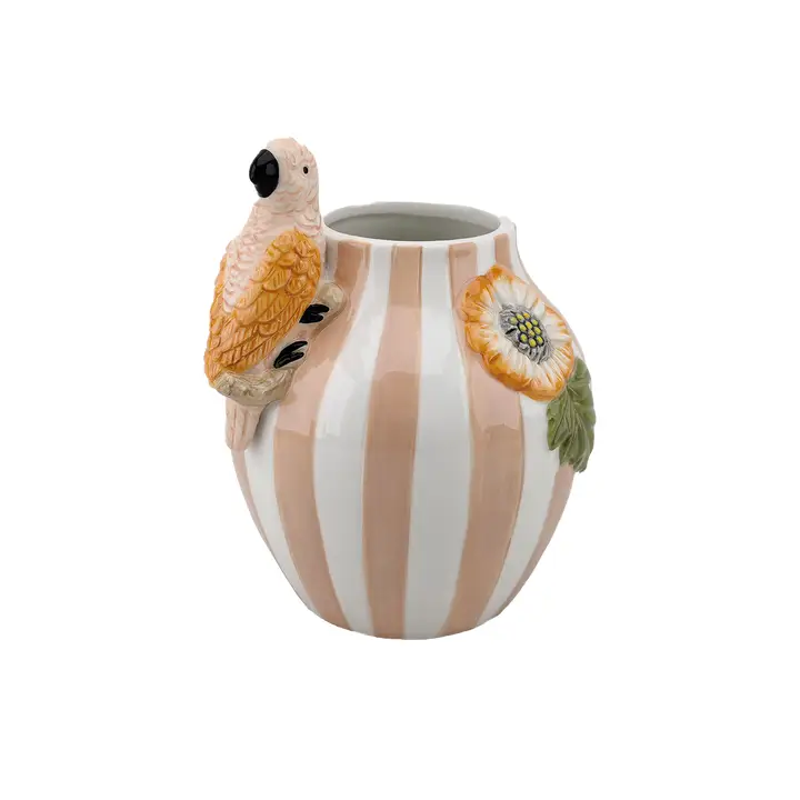 Vase OISEAU rose