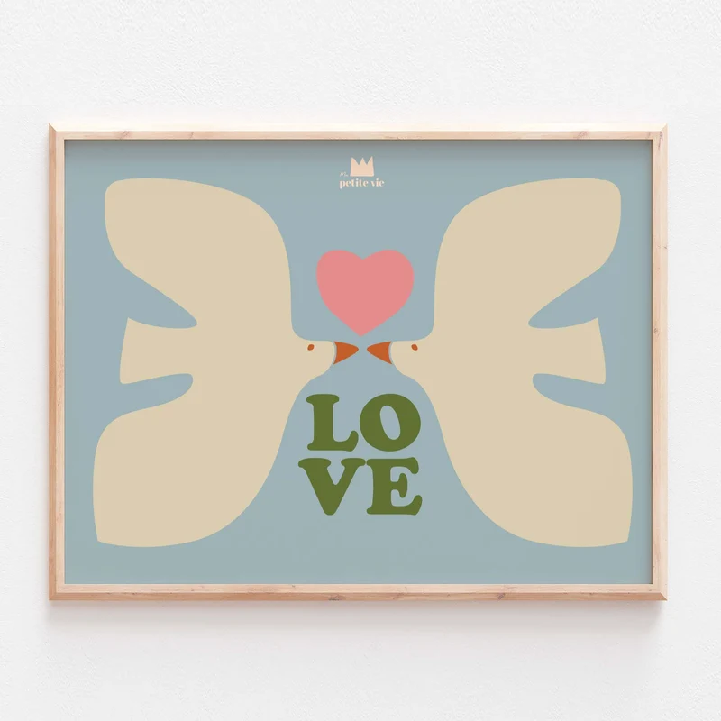 Affiche - LES OISEAUX DE L'AMOUR