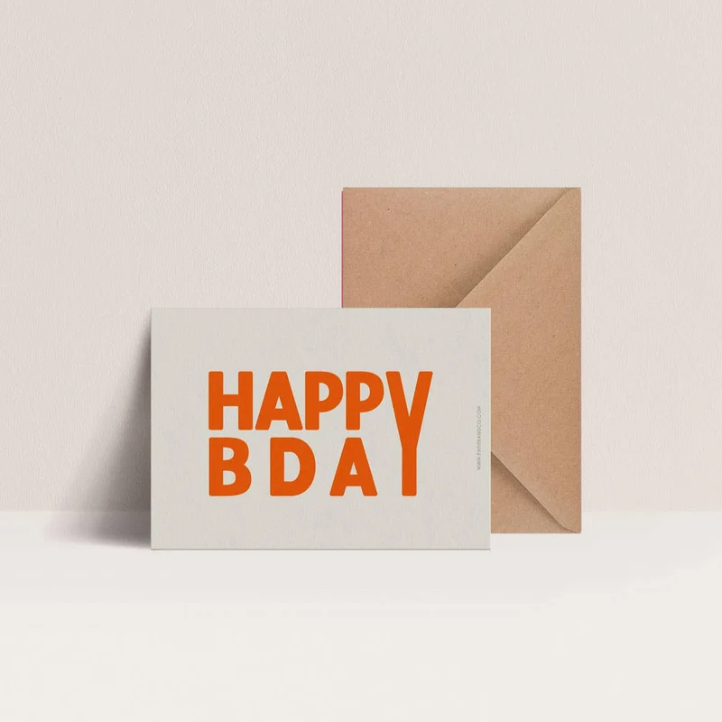 Carte - HAPPY BDAY