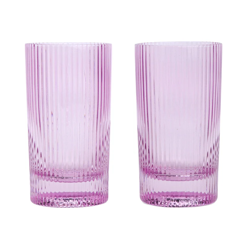 Verres STELLA (x2) - rose