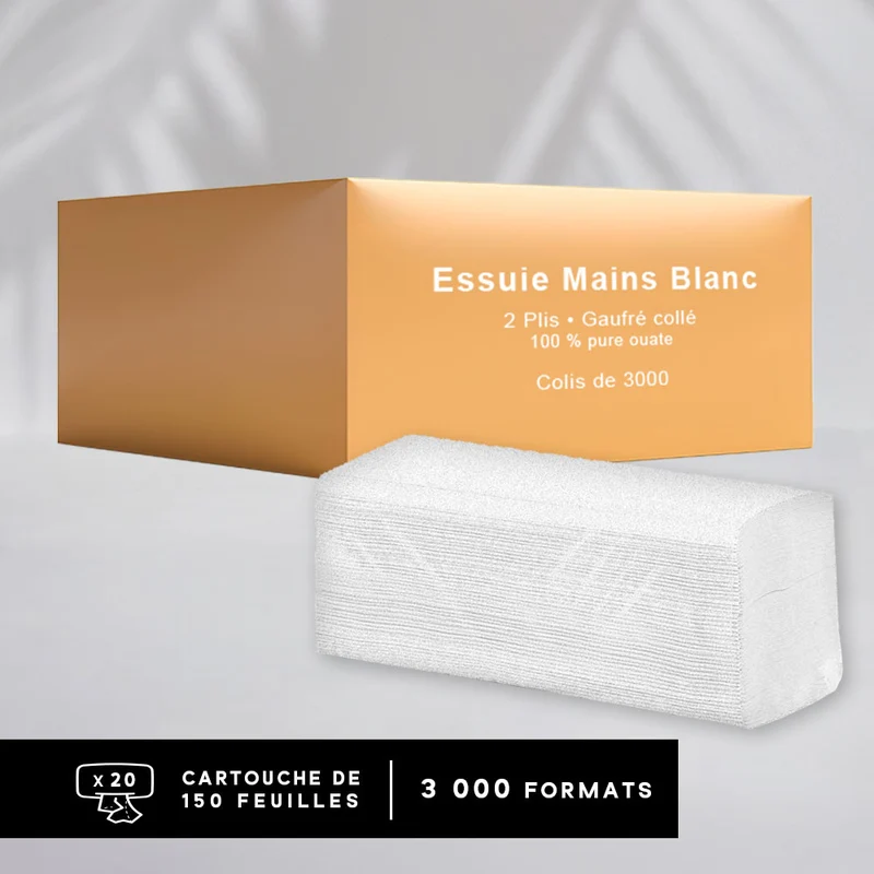 Essuie-mains gaufrés