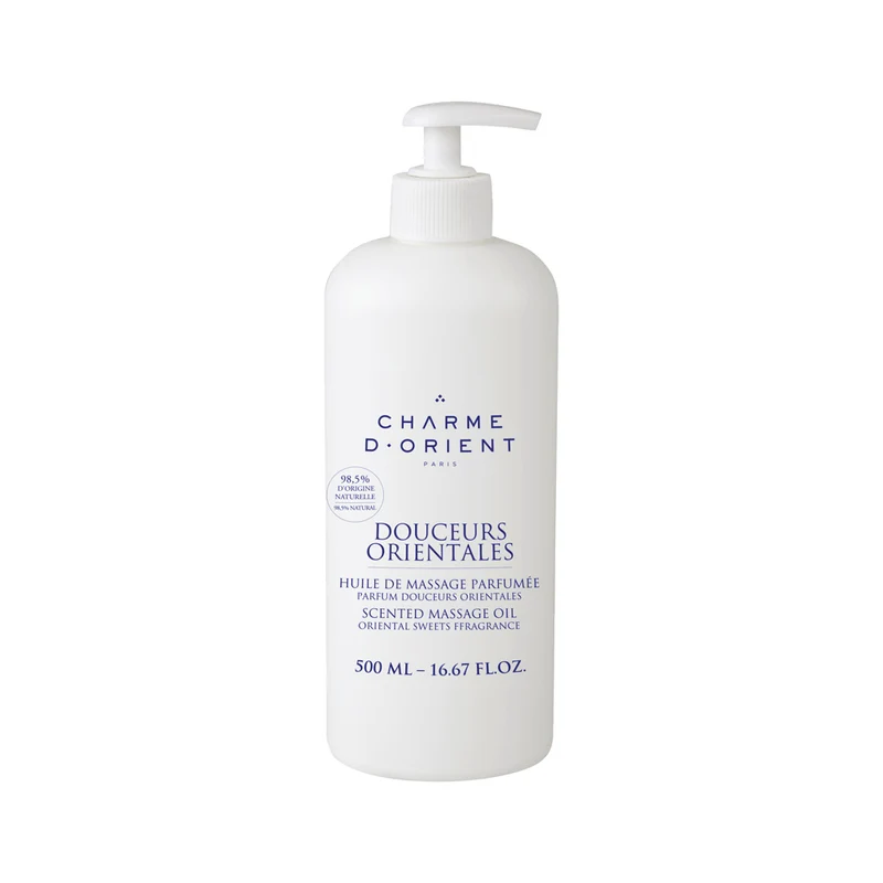 Huile modelage et bain 5 parfums - 500 ml