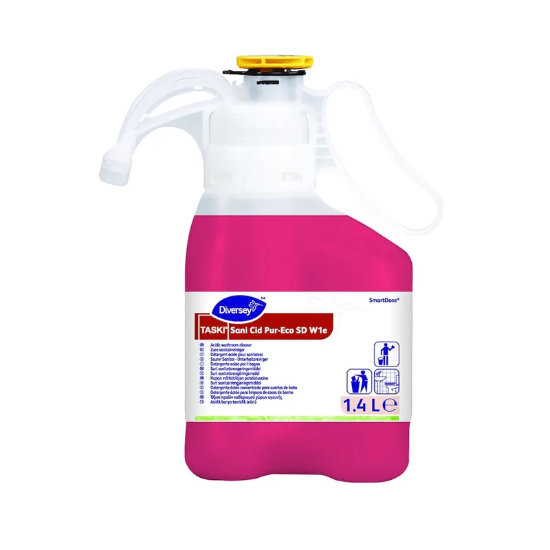 TASKI Sani Cid Pur-Eco SD W1e 1.4L - Détergent détartrant quotidien pour sanitaires en Smart Dose