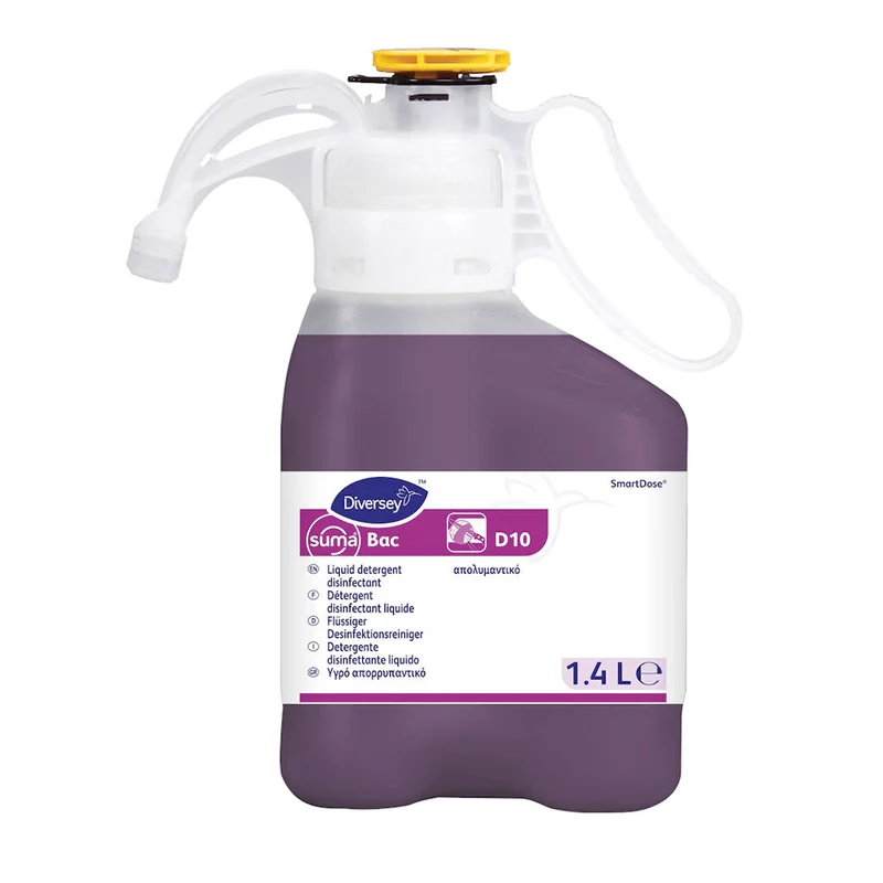 Suma Bac SD D10 2x1.4L - Détergent désinfectant en bouteille SmartDose