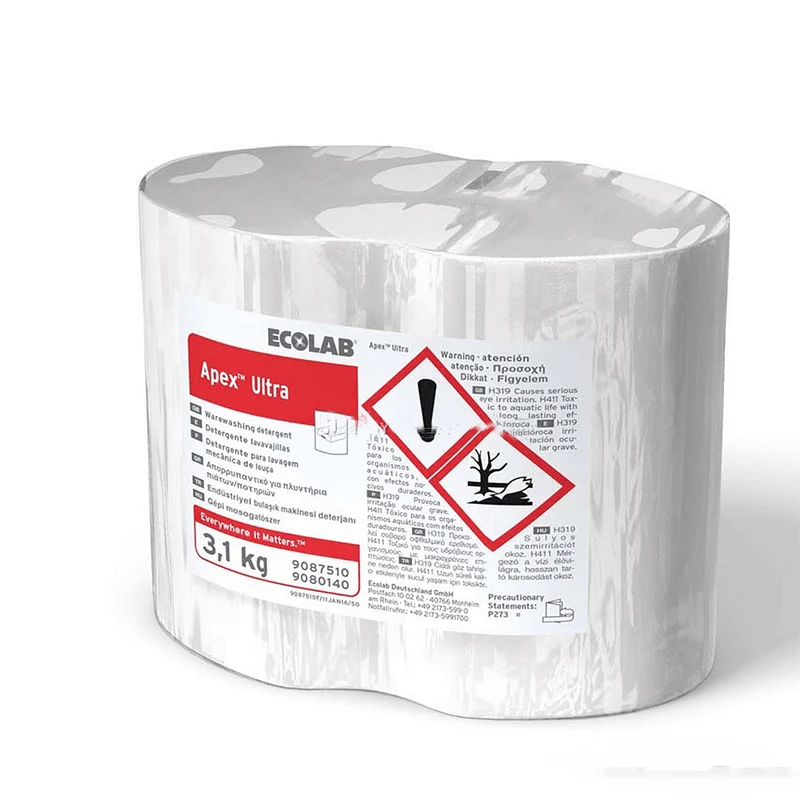 ECOLAB APEX ULTRA - détergent lave vaisselle (3.1kg)