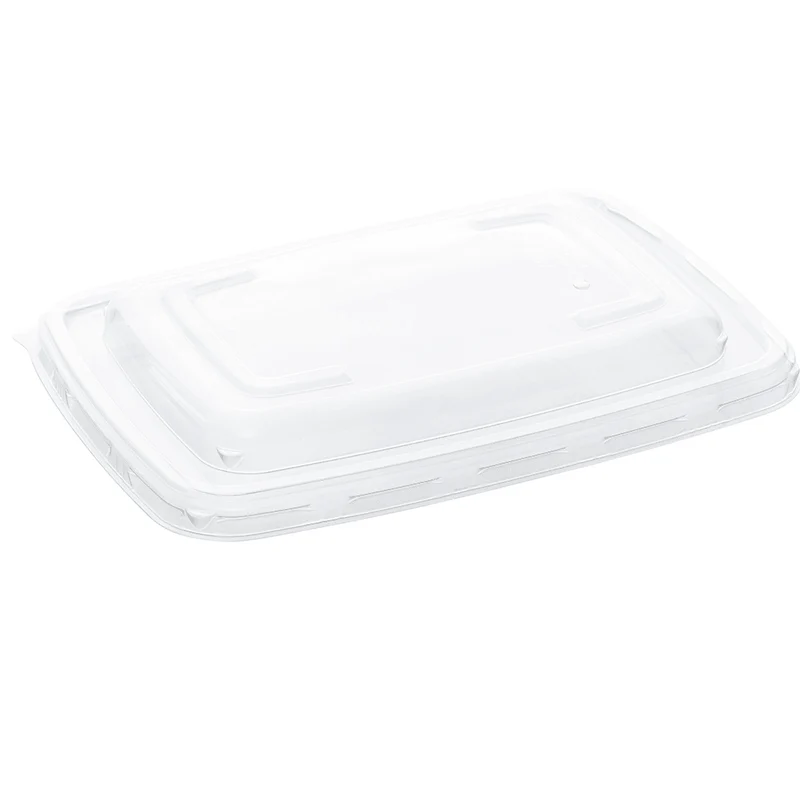 Couvercles pour barquette rectangulaire 950ml en Pulpe (75pc)