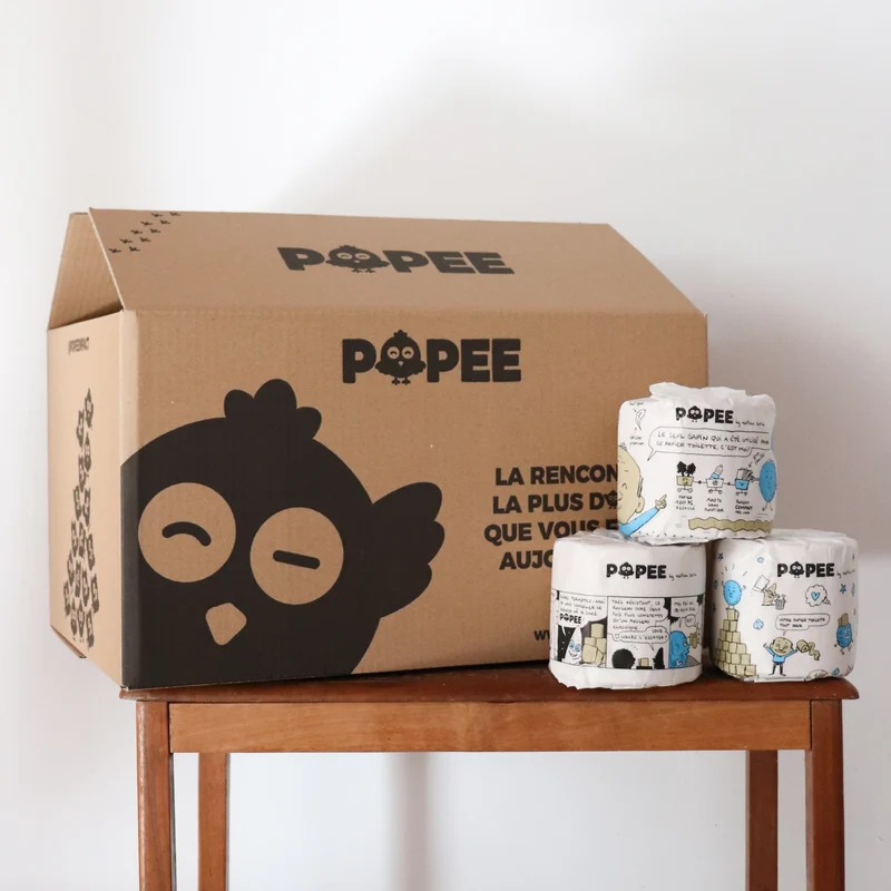 PAPIER TOILETTE - Zéro plastique - 24 rouleaux