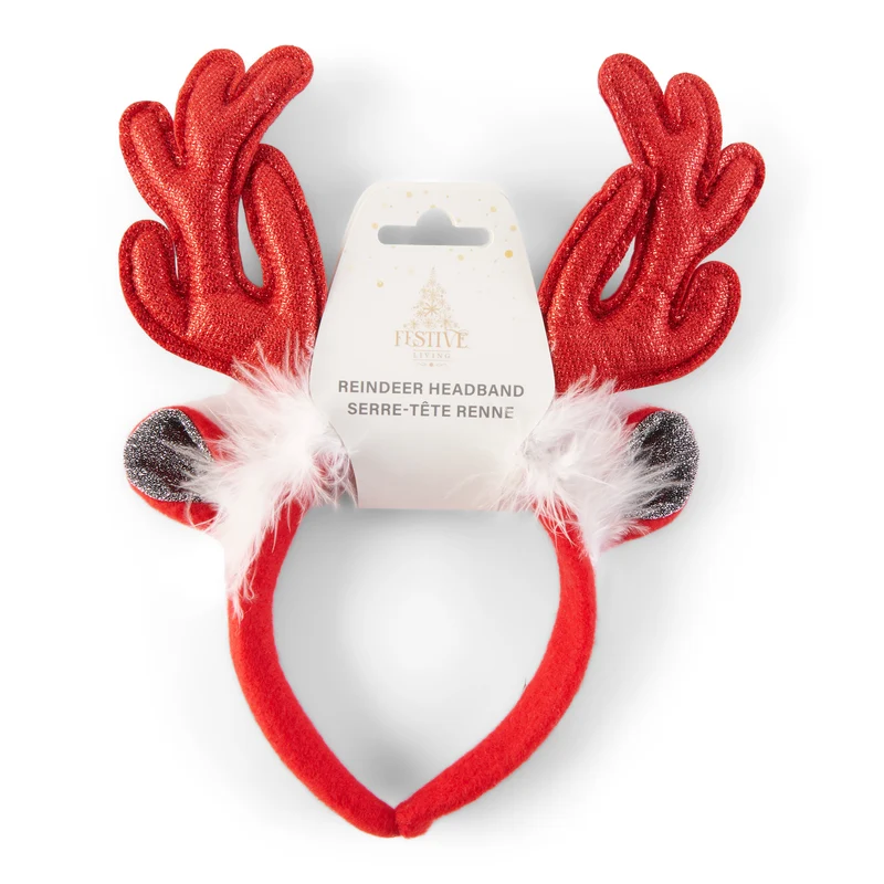 Reindeer Headband, 8.5-in.