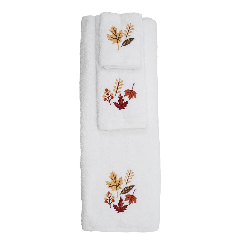 HomeStyles Embroidered Towel Set, 3 Piece