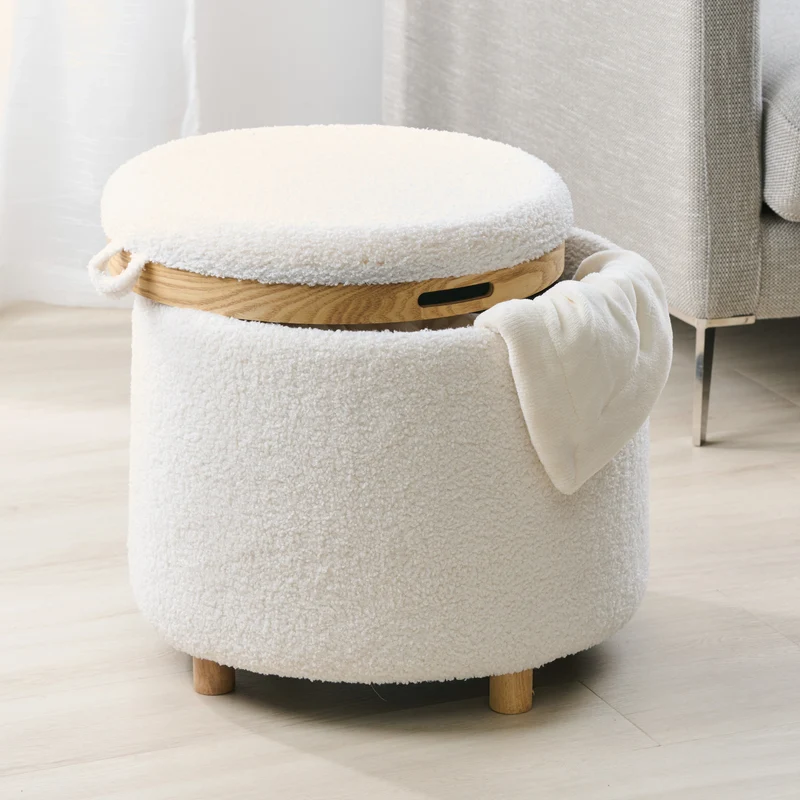 HomeStyles Sherpa Side Table. 15.7-in x 15.7-in x 16.5-in.