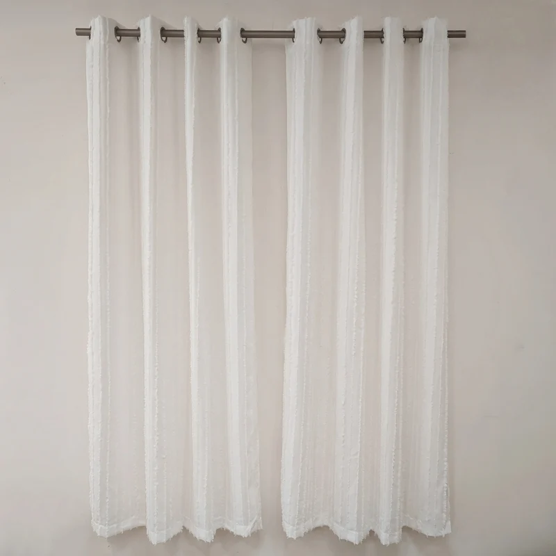 HomeStyles Textured Jacquard Curtain, 52-in x 84-in.