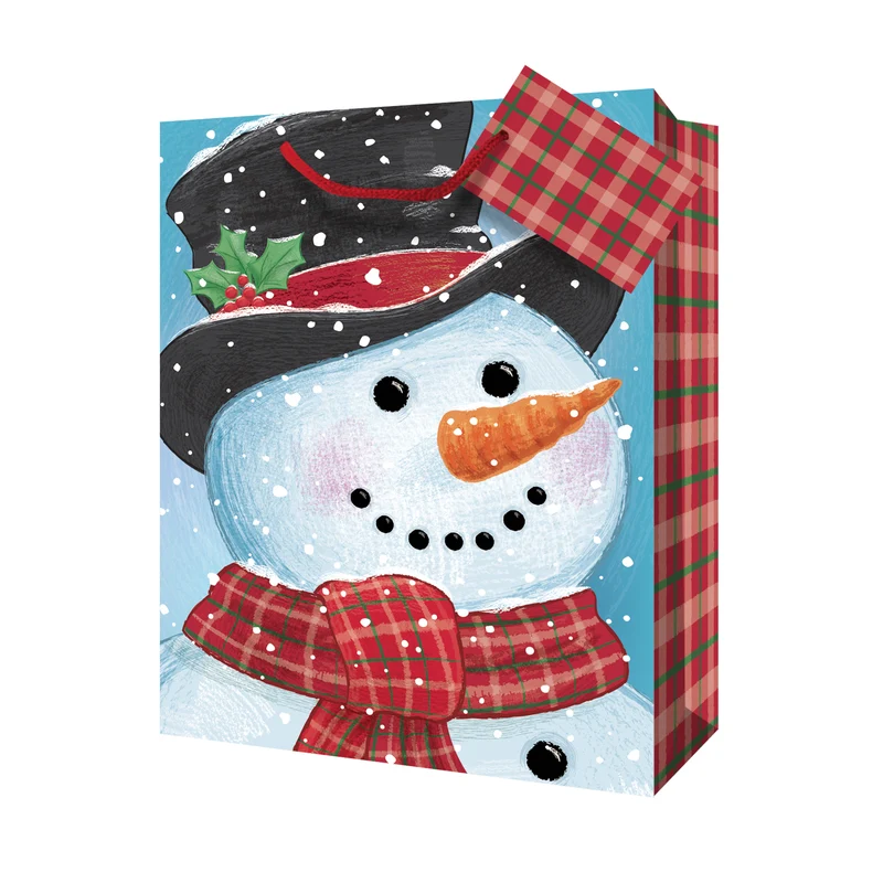 Holiday Medium Gift Bag, 7-in x 4-in x 9-in.