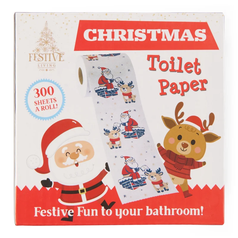 Holiday Toilet Paper, English