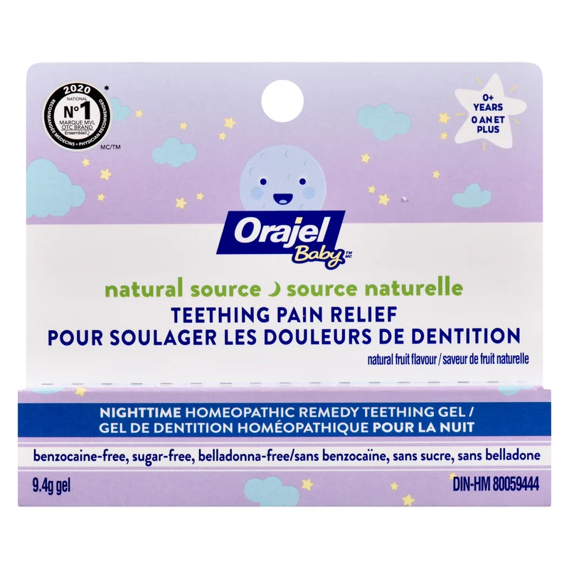 Baby Orajel Nighttime Homeopathic Remedy Teething Gel, 9.4-g