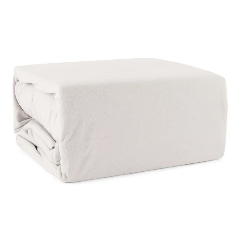 SWISSBRAND Solid Flannel Sheet Set, Double, 4 Piece
