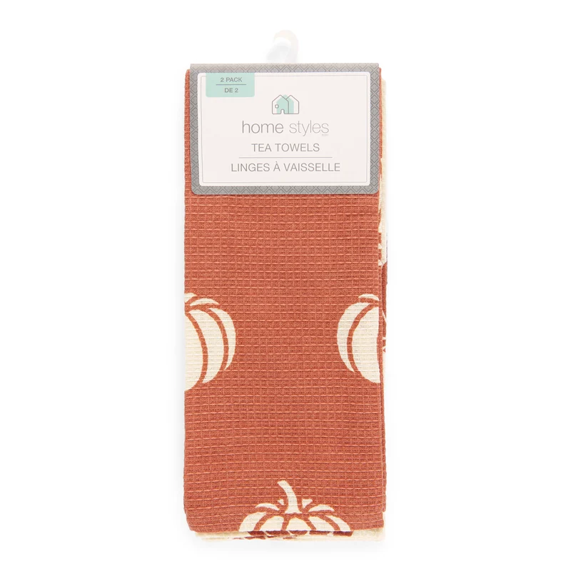 HomeStyles Dish Towels, 15-in x 24-in, 2 Pack